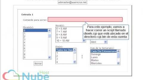 Cómo crear una tarea programada en cPanel (Cron Job)