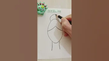 رسم بنت سهل جدا بالملعقه 