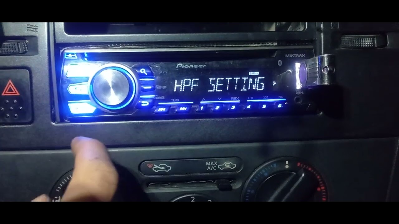 Ecualizar autostereo Pioneer, volumen 50