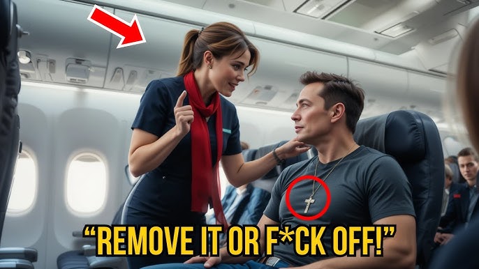 Flight Attendant INSULTS Elon Musk Over His EXPENSIVE Necklace - YouTube