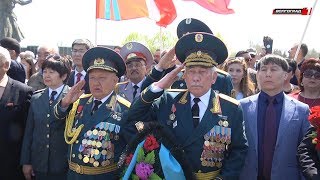 Памятник воинам-казахстанцам открыли на Мамаевом кургане