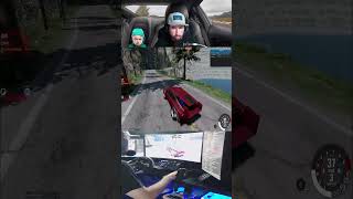 Flying car vs double bridge gap #flying #driving #gaming #beamngdrive #shorts