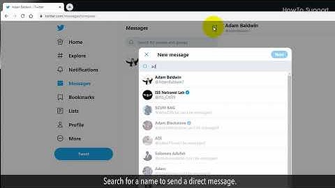 How to DM Someone on Twitter :Tutorial