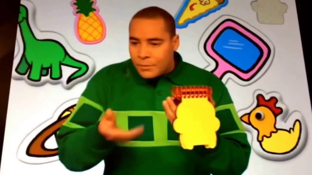 blues clues how to draw a mirror and crayons with my voice youtube