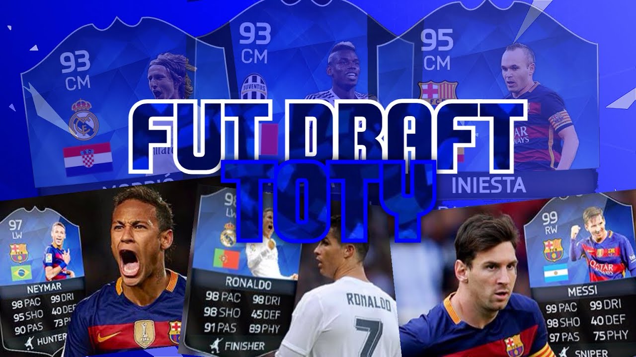 FIFA 16 | FUT DRAFT TOTY !!! w/ Ronaldo y Messi TOTY ! | iShadow