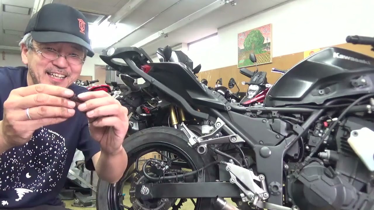 Z250 inspection and maintenance: Rear brake and other maintenance