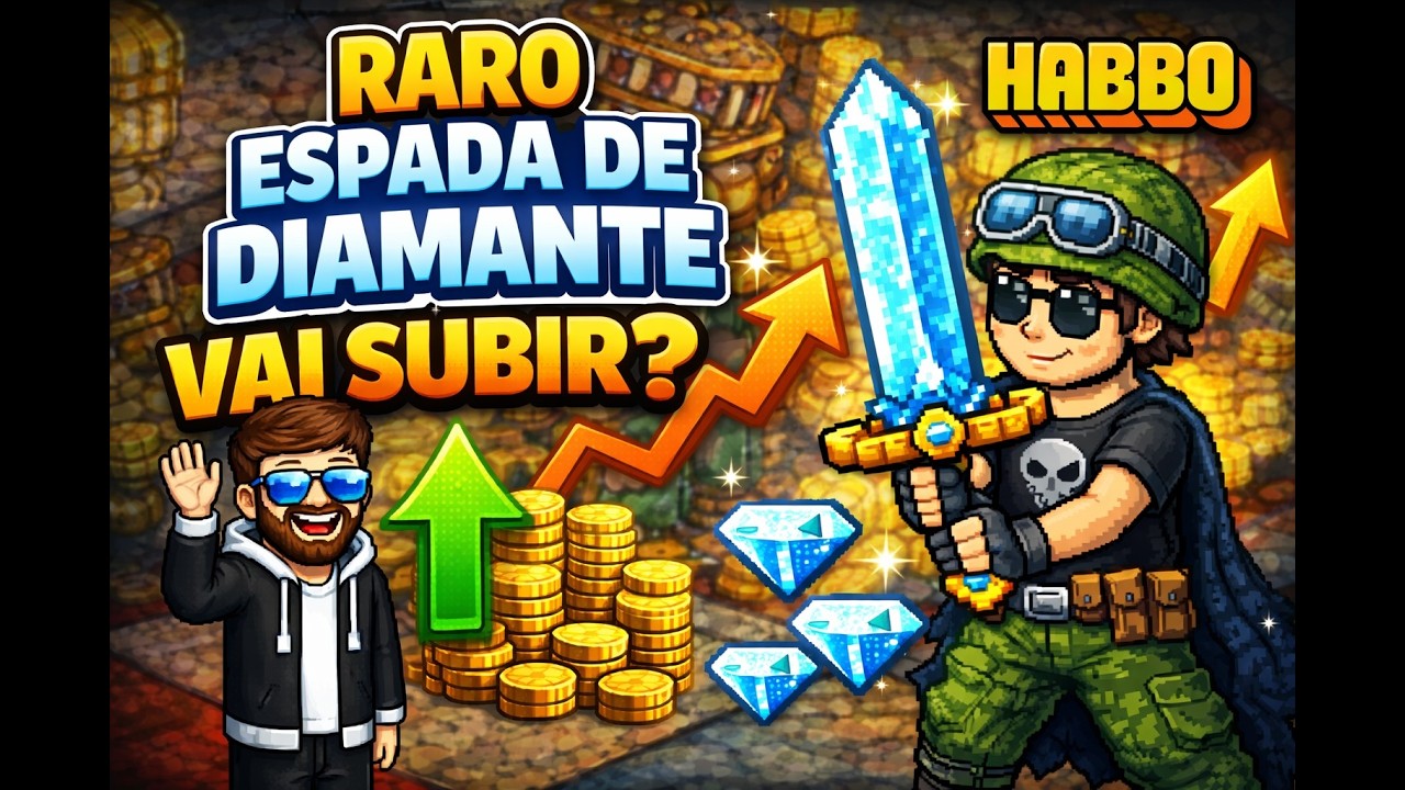 Habbo - Raro Espada de Diamante Vai Subir?
