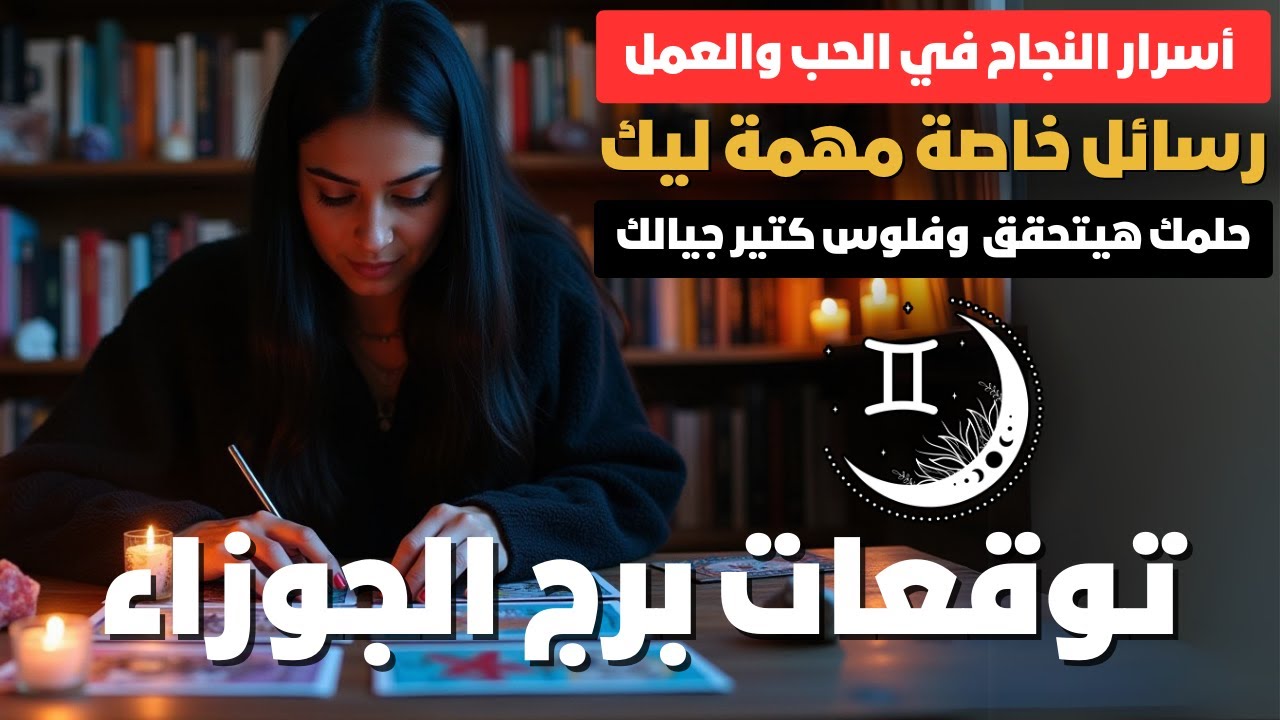 توقعات برج الجوزاء ♊ أسرار النجاح في الحب والعمل ✨رسائل مهمة ليك 💌 حلمك هيتحقق 🌟 و فلوس كتير جيالك 💰