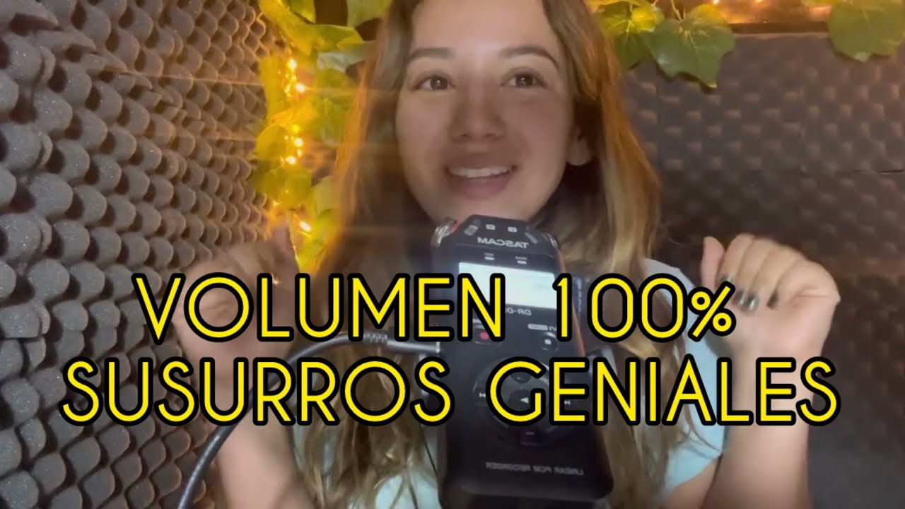 ASMR TASCAM - NO MÁS UNIVERSIDAD + INSOMNIO
