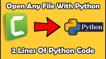 Python Tutorial: OS Module - Open Any File With Python using OS module.