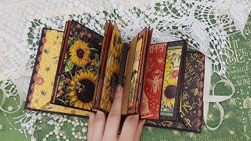 Overview - Flip through - ATC Mini Album from Graphic 45 Collection "Let it Bee" 🐝