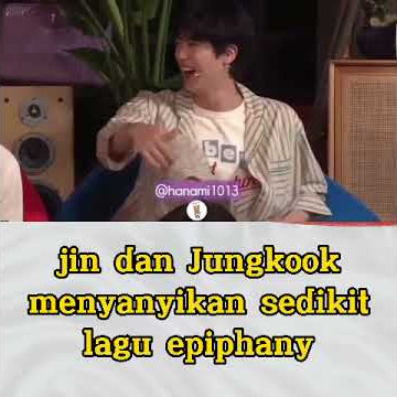 even zoom jin dan Jungkook menyanyikan epiphany #epiphany #bts