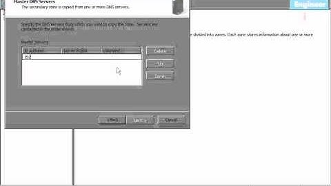 Install Reverse Lookup Secondary Zone in DNS - Windows Server 2008
