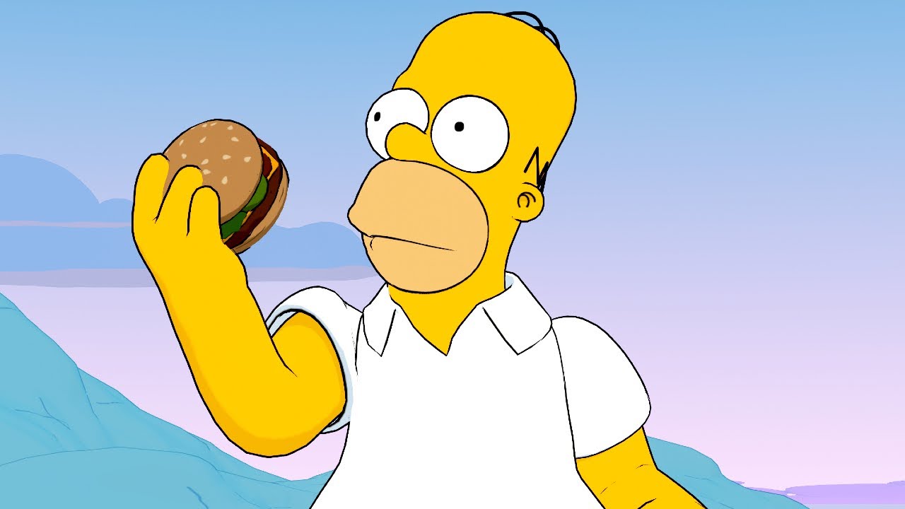 Гомер Симпсон владеет Fortnite