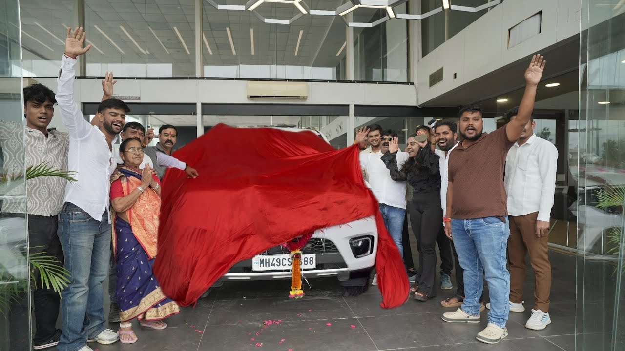 fainally new car ki dilivery le li 🥳😍