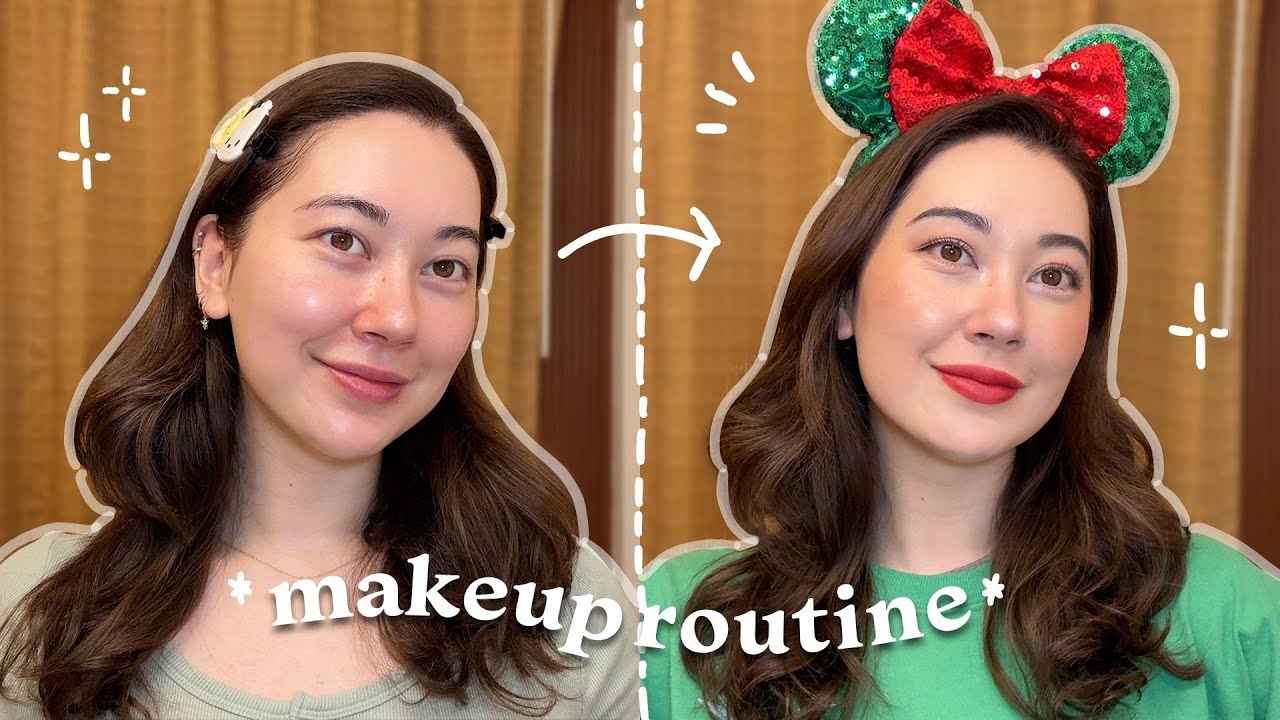 *GRWM* Makeup Routine while on Vacation! park day at WDW~
