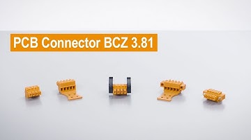 Handling -  PCB Connector BCZ 3.81