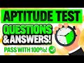 APTITUDE TEST QUESTIONS & ANSWERS! (How to PASS an APTITUDE TEST) PASS your TEST with 100%!
