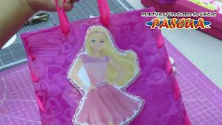 DIY FÁCIL DE DULCERO TIPO BOLSITA PARA FIESTAS DE BARBIE