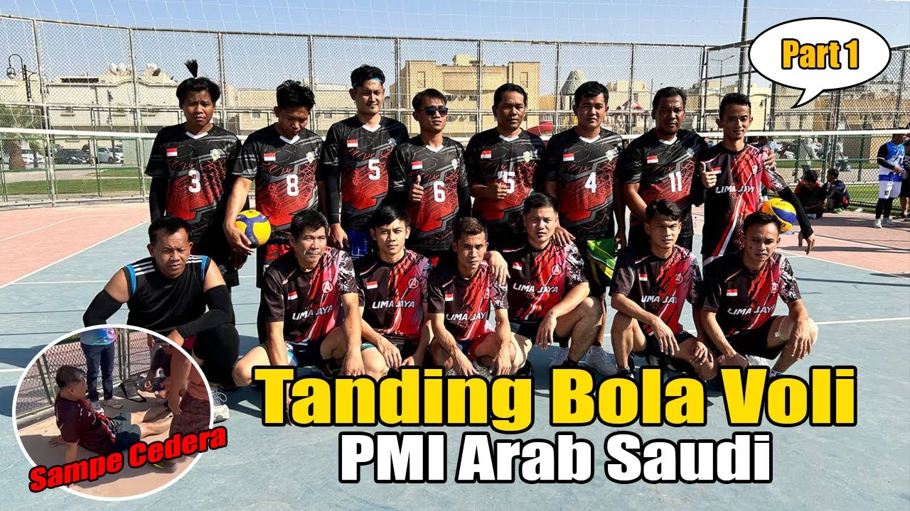 PANAS ‼️ Tanding Bola Voli Antar PMI Arab Saudi | Part 1