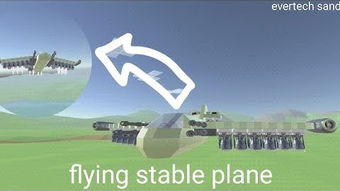 big war plane/flying stable plane/evertech sandbox#tech glitch gaming #