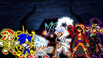 Sonic TP V2 OP, Sonic Chaos OP & Shadow OP VS TC Luffy OP Buff, Wano Luffy V2 OP & Zoro Oni OP🔥