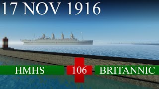 HMHS Britannic: The Timeline - 17 November 1916