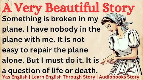 Learn English Through Story Level 1 | Graded Reader Level 1 | English Story 📖 The Little Prince