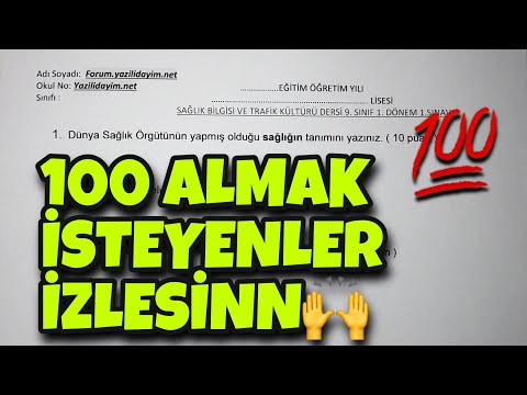 Video: Sağlıkta sorumluluk nedir?