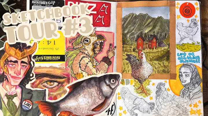 ☕️  SKETCHBOOK TOUR #3 (& a half)!! (November 2021 - June 2023)