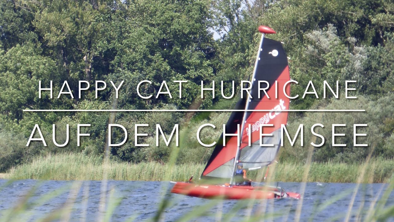 ⁣Happy Cat Hurricane - Endlich mal Wind am Chiemsee…Segelspaß bei 3-4 Bft.