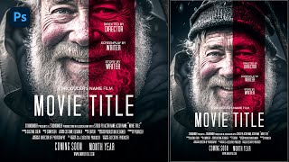 Movie Poster Design in photoshop + FREE PSD DOWNLOAD