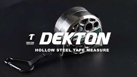 DEKTONPRO | 5M HOLLOW STEEL TAPE MEASURE
