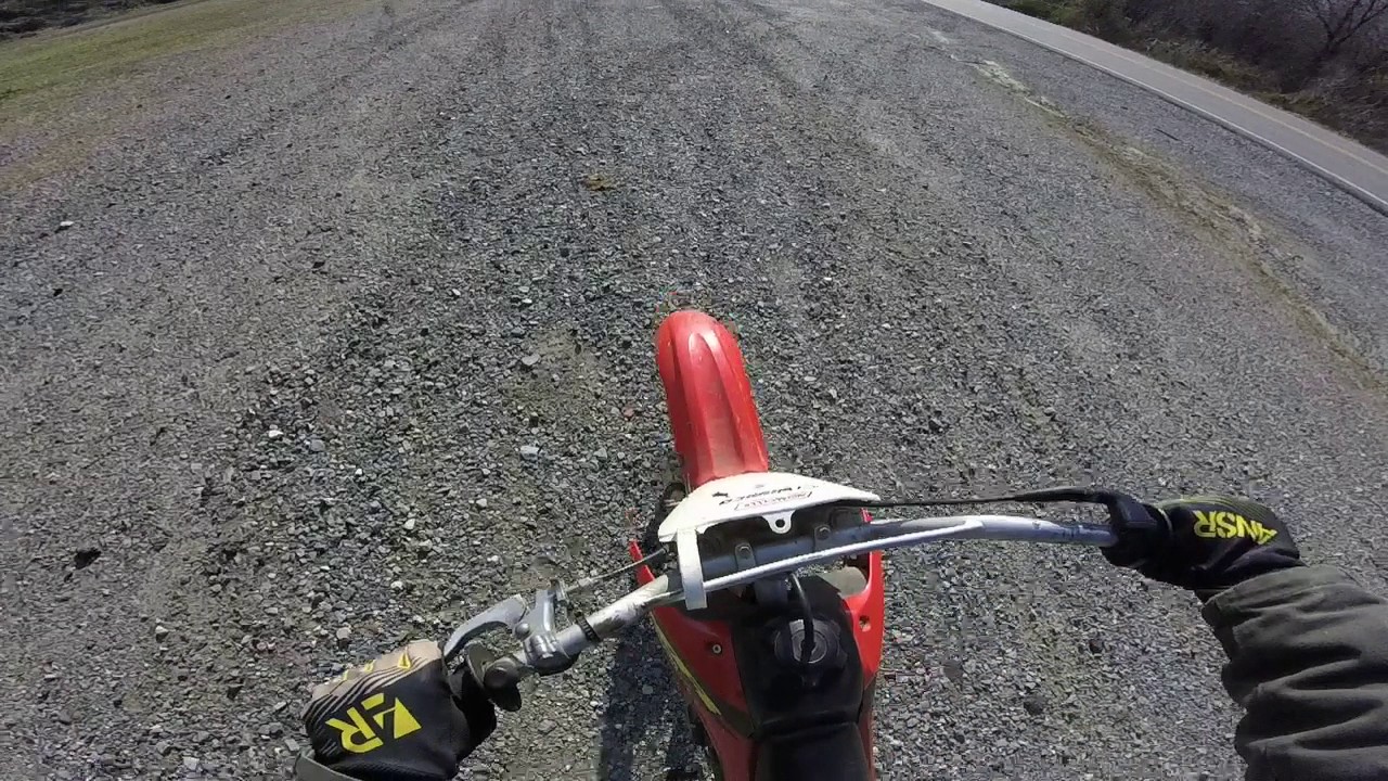 Simple trick to start your dirt bike ( bump starting ) YouTube