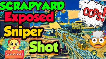 Best Sniper In Cod Mobile Scrapyard Map || Codm Sniper Gameplay 🤯🤯