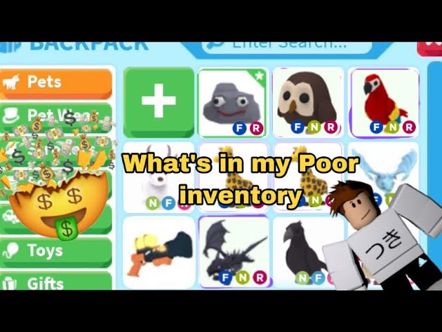 What S In My Poor Inventory Roblox Adopt Me Youtube - what does sksks mean in roblox
