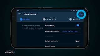How to Use the Stream Vision Ballistic Calculator for Android screenshot 1