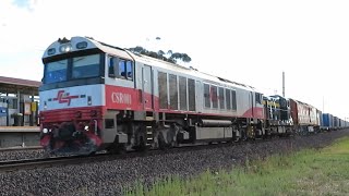 T357’s first run on a Standard Gauge freight train with SRHC! CSR001, T357 & CLF4 at Aircraft