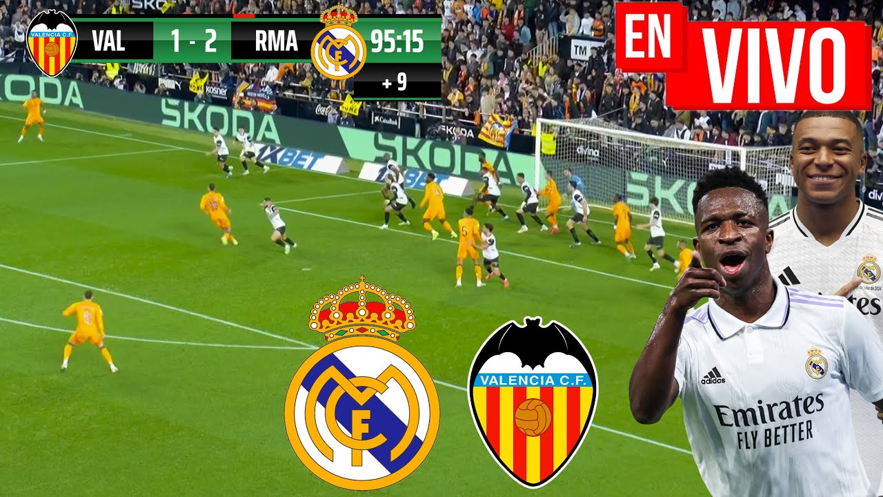 🔴 REAL MADRID VS VALENCIA NARRACIÓN EN VIVO / LIGA ESPAÑOLA - JUEGA ...