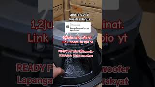 SPEAKER 18in  PD 1850 VC5in subwoofer lapangan rekomendasi harga murah berkualitas