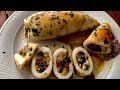 Stuffed calamari - Eolie Islands’ recipe