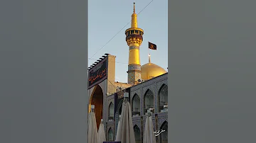 یا امام رضـــا حرم لازم تنها نه ما به شوق حرم ضعف می كنيم حتی بهشت هم شده مجنون مشهدت سلام آقا 