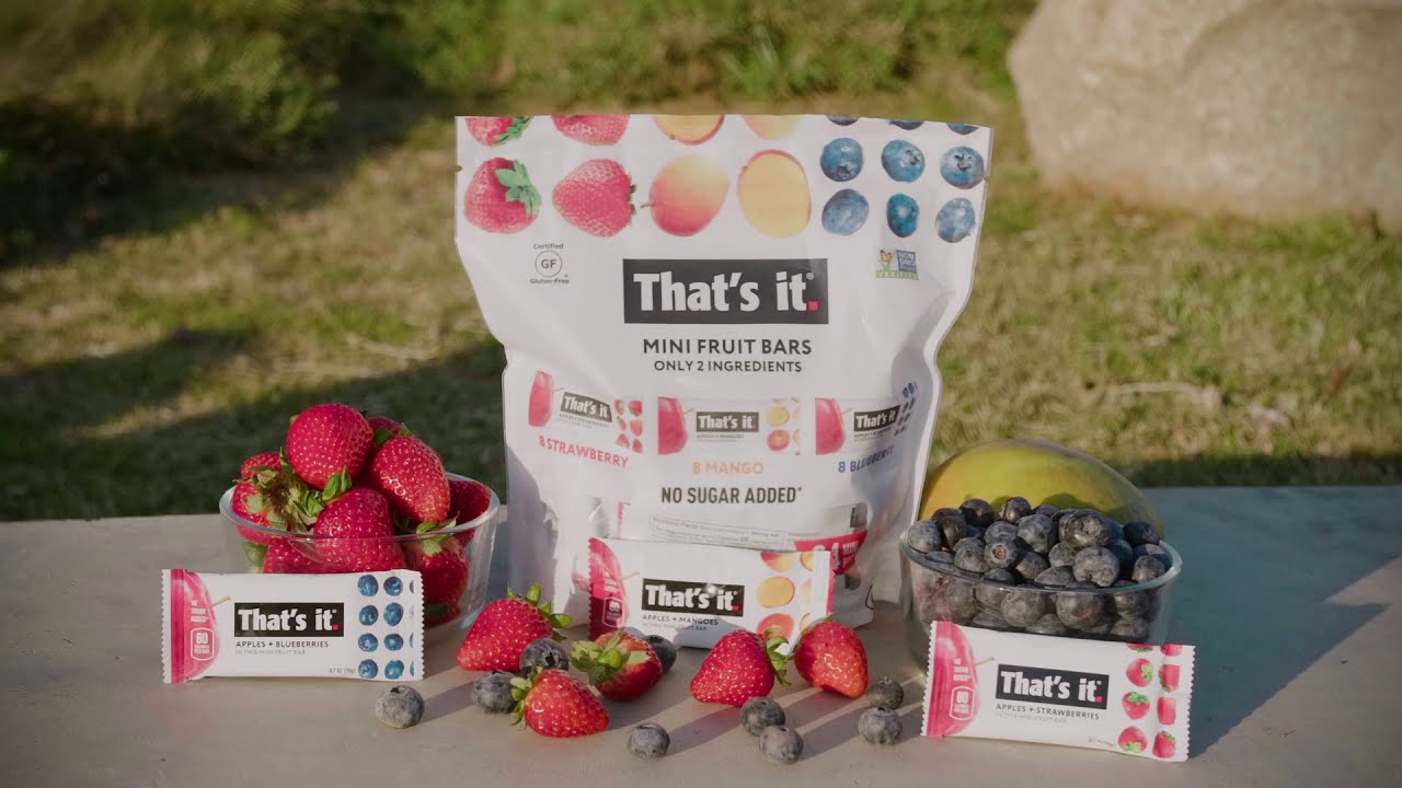 That's It Fruit Bar Healthy Snack Bar Review & Taste Test 