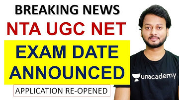 NTA UGC Exam Date 2021 ANNOUNCED || APPLICATION REOPENED || NTA UGC NET 2021 LATEST NEWS