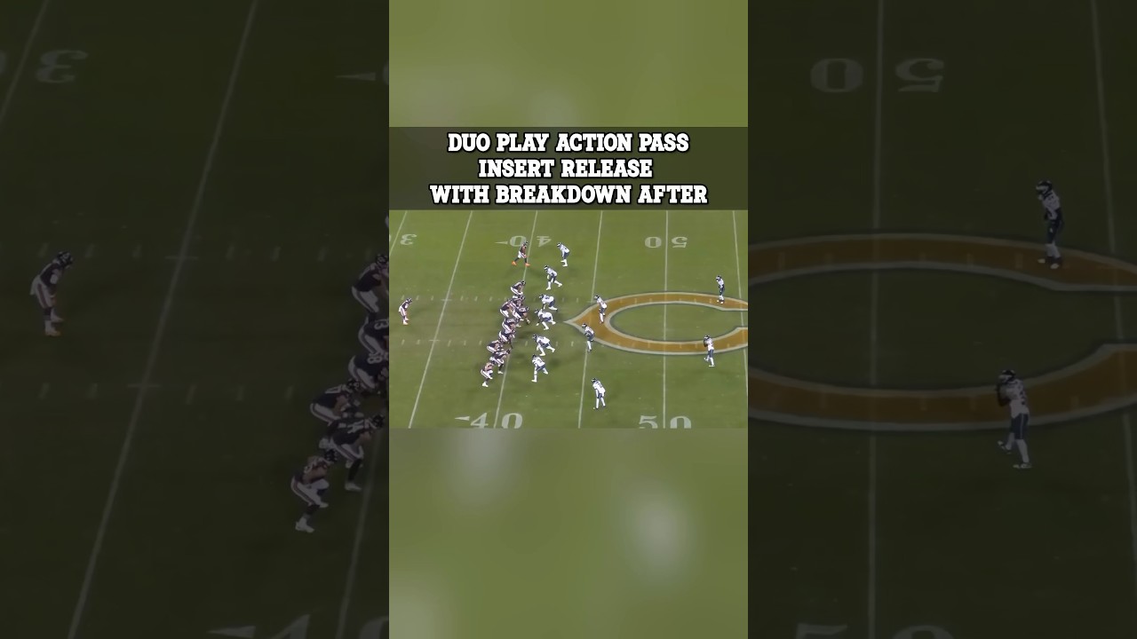 Bears Duo Play Action Pass Insert Release | All-22