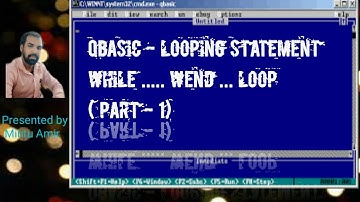 Qbasic loop statements | looping in qbasic | while wend loop in qbasic | Introduction of loop |