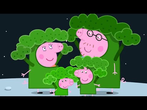 PEPPA PIG GOES TO AMERICA AND DRESSES AS BROCCOLI!