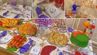 ИД АЛЬ-ФИТР 2023💜| Праздничный стол на Ураза-Байрам| Стол на мархнаш| Блог чеченки