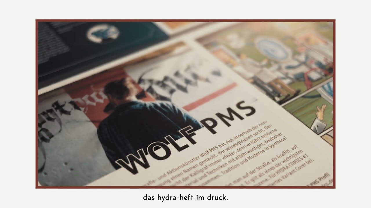 HYDRA COMICS in der Wolf PMS Doku "politisch motivierte schriftkunst"