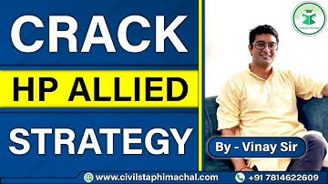 HP Allied Exam Pattern and Syllabus || Self Study Strategy || Free Himachal Allied Preparation